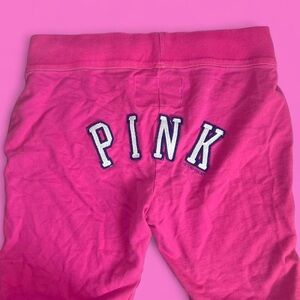 Y2K vintage ‘05 Victoria's Secret Pink pink sweatpant capris